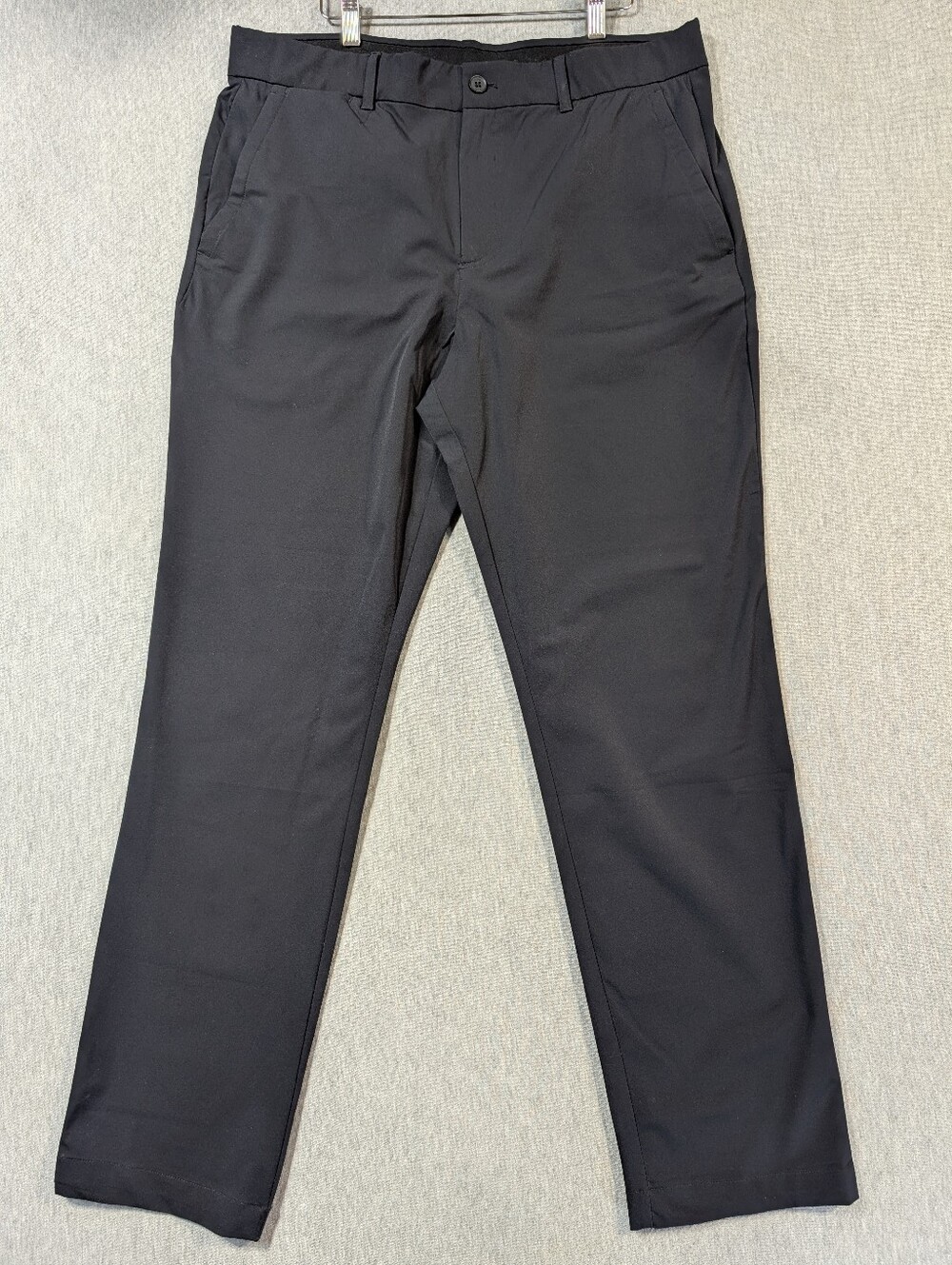Tilley Performance Nylon Blend Pants Men's 36 X 32 Dark Blue Black Straight Leg